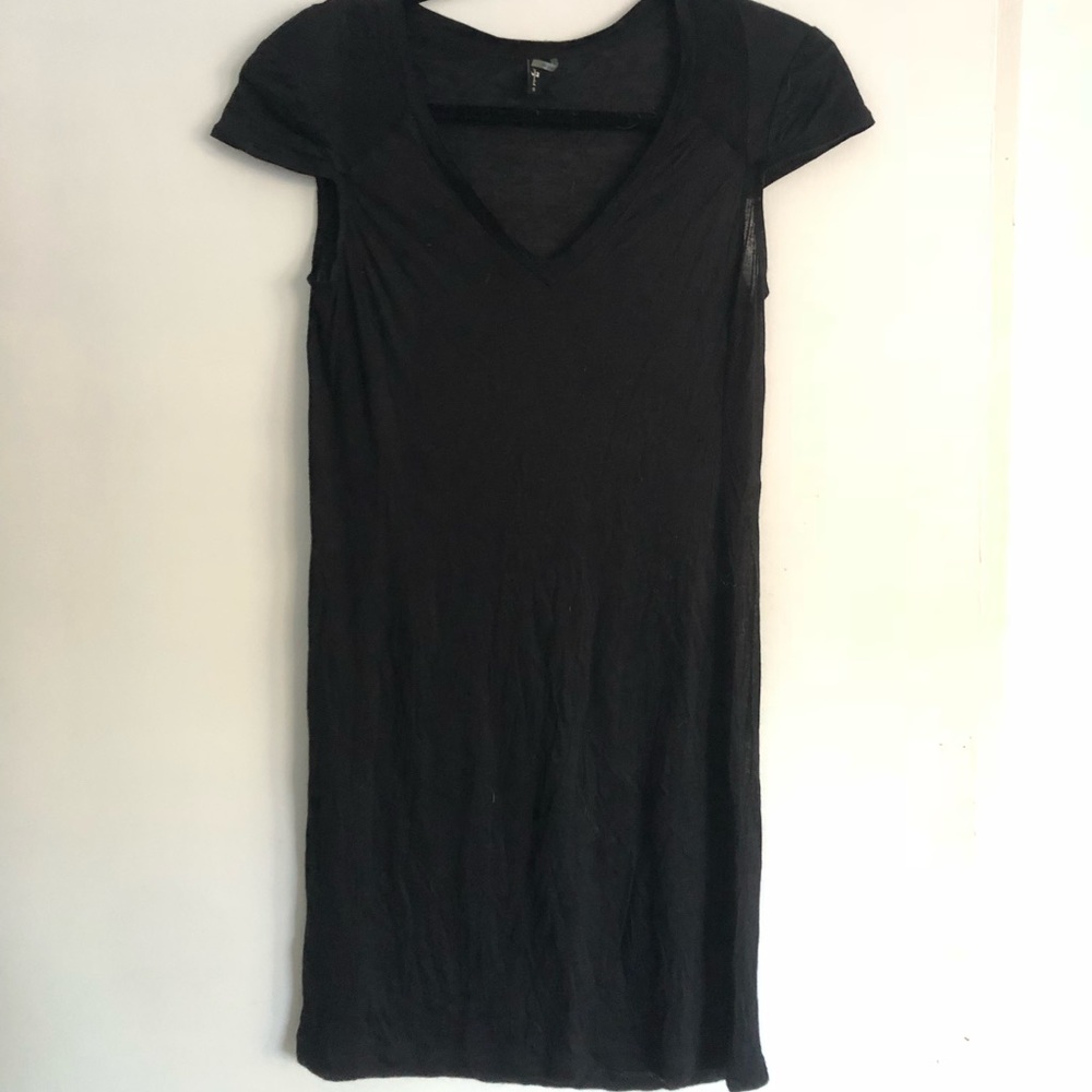 Black 7 For All Mankind tee shirt dress